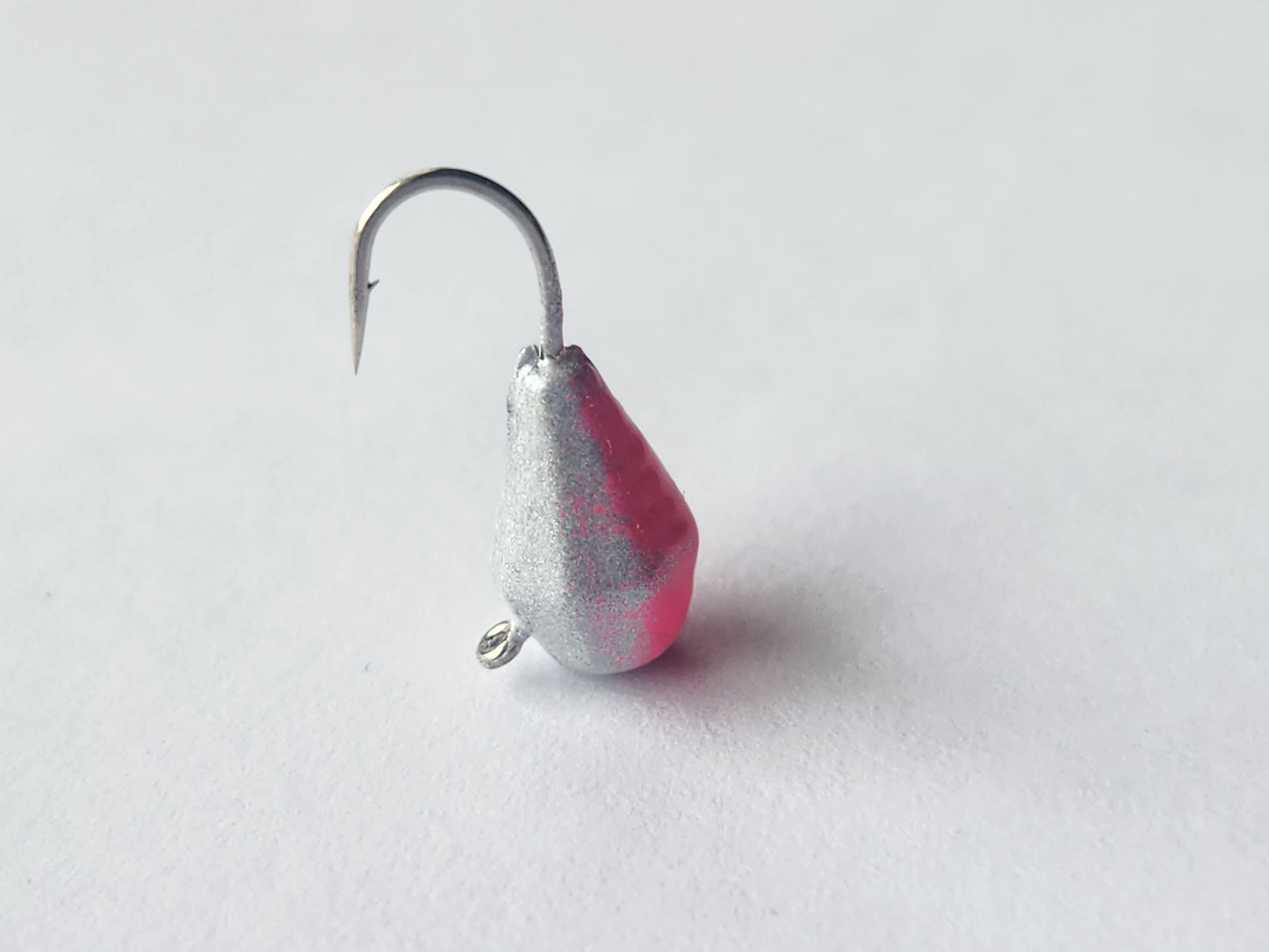 1/14oz. Diamond Jig - Hot Pink + Pearl White