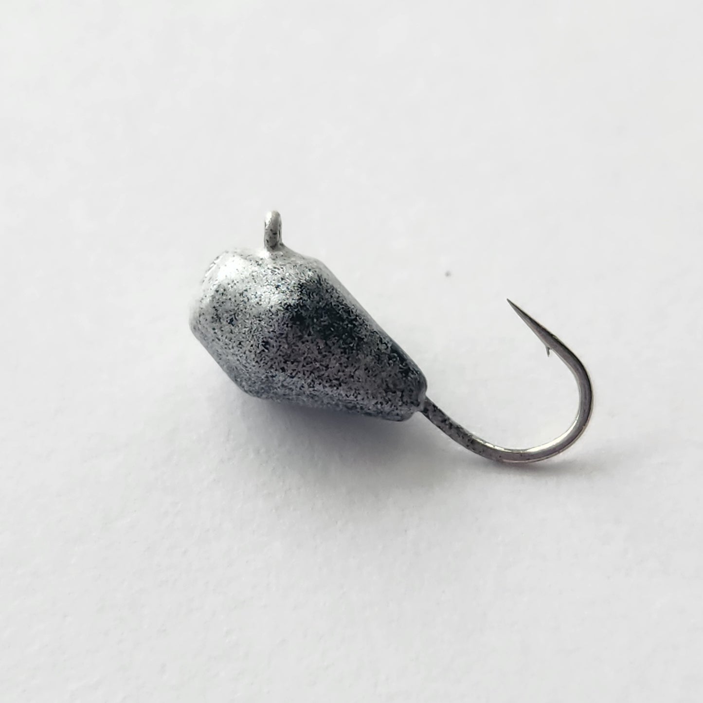 1/14 oz. Tungsten Jig - Silver Metallic and Black Specks