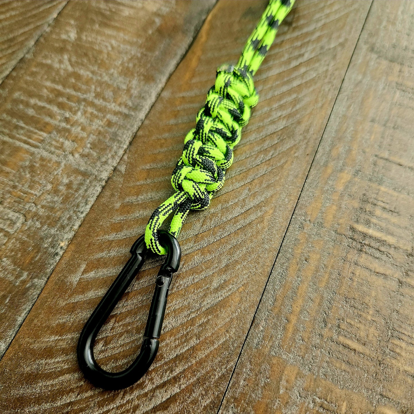 Tippet Line Holder - Lime Green + Black Camo