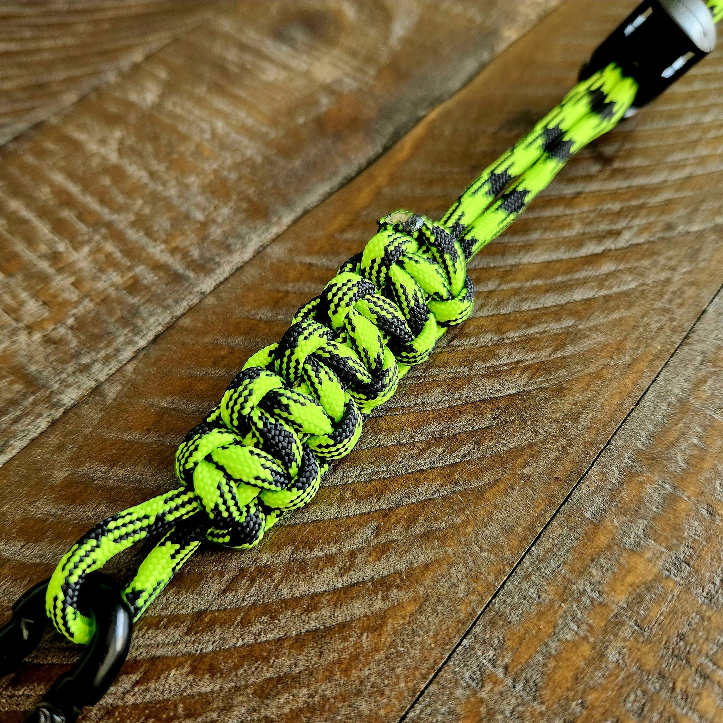 Tippet Line Holder - Lime Green + Black Camo