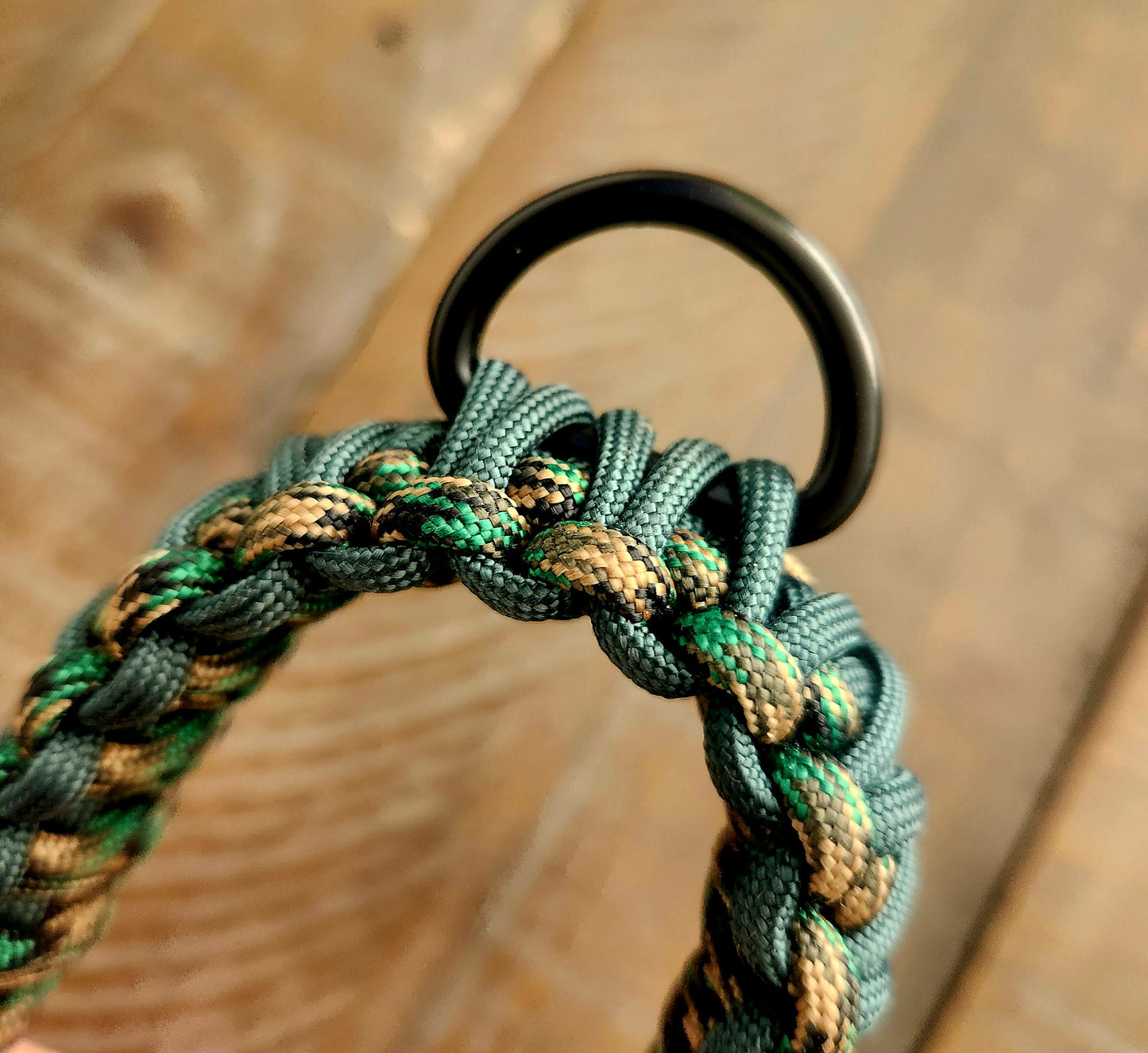 Paracord Game Strap - Hunter Green Camo