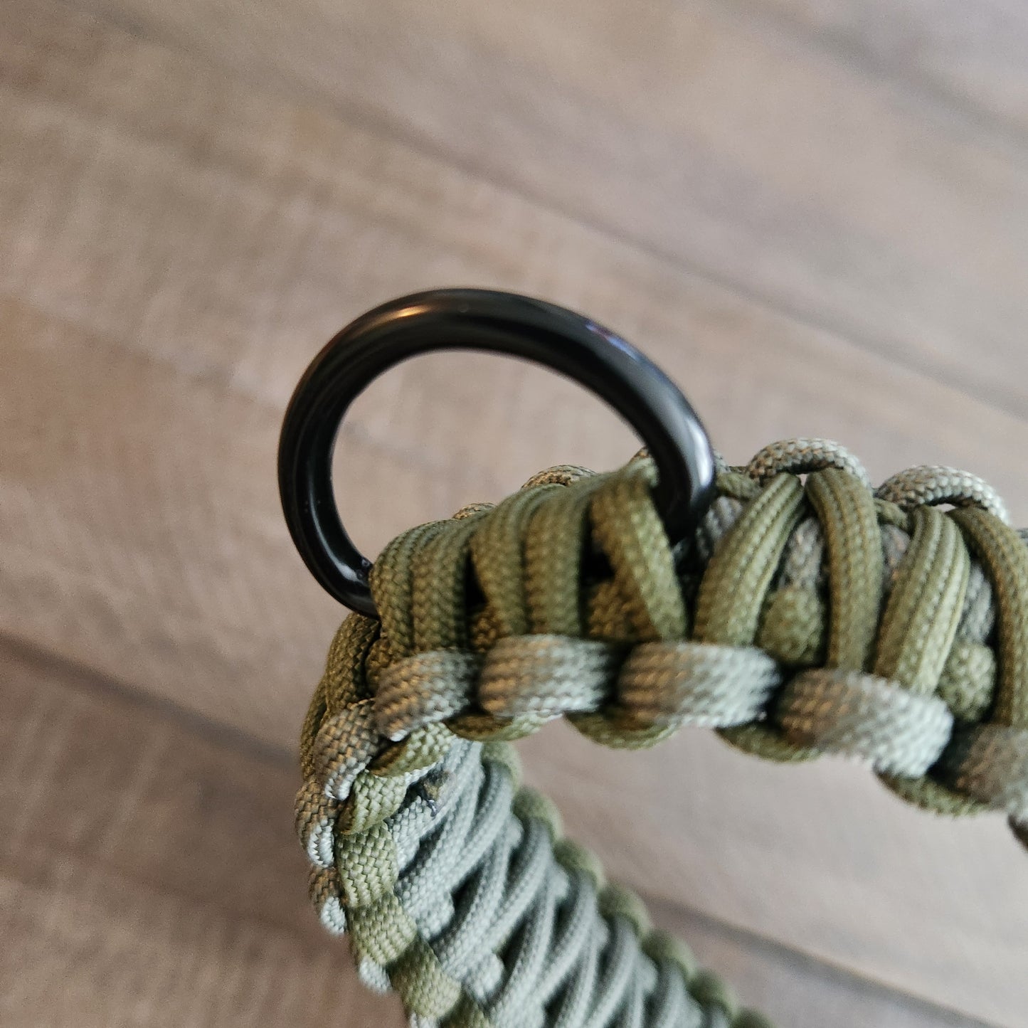 Paracord Game Strap - Hunter Green + Grey