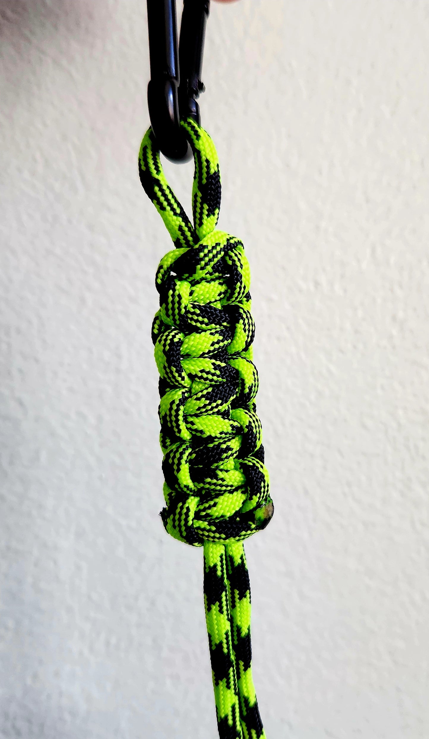 Tippet Line Holder - Lime Green + Black Camo