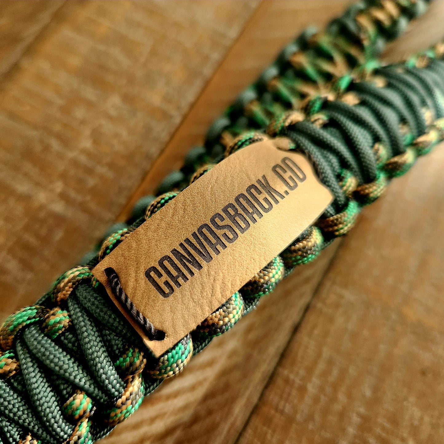 Paracord Game Strap - Hunter Green Camo