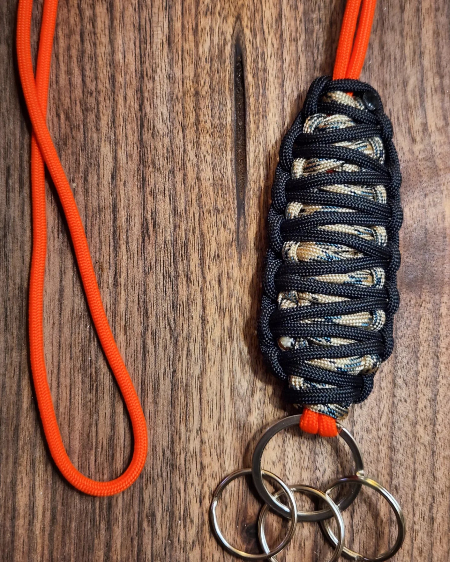1/2/3 Reliable Camo Paracord Fly Fishing Lanyard Neck Strap Cord Fishing  Tackle