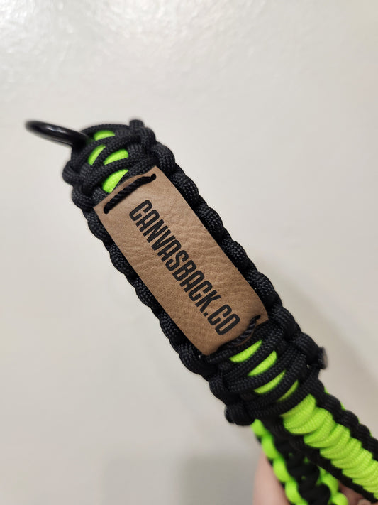 Kids Game Strap - Black + Lime Green