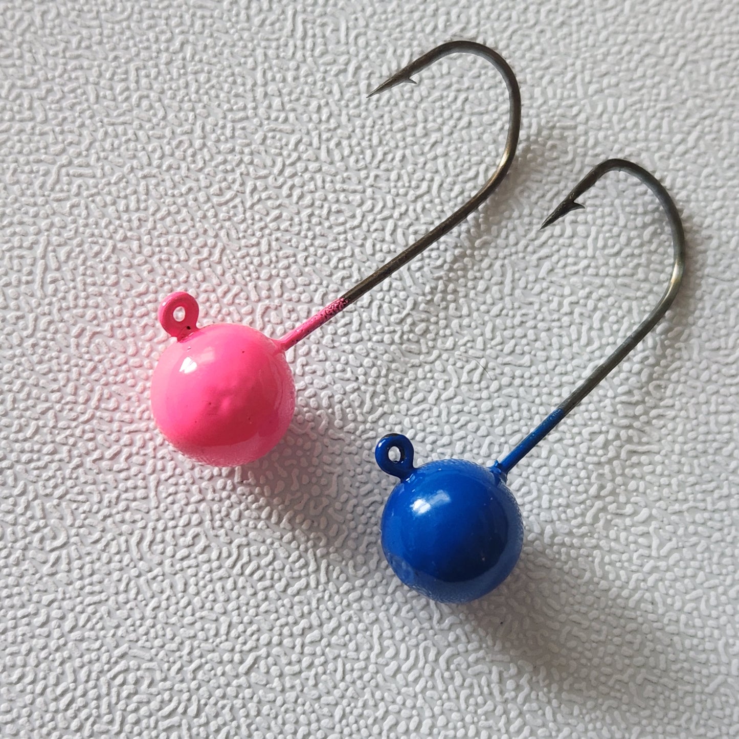 1/4 oz Ball Jig - Pink + Blue