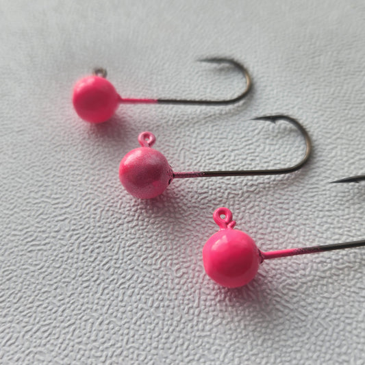 1/8 oz Ball Jig - Hot Pink