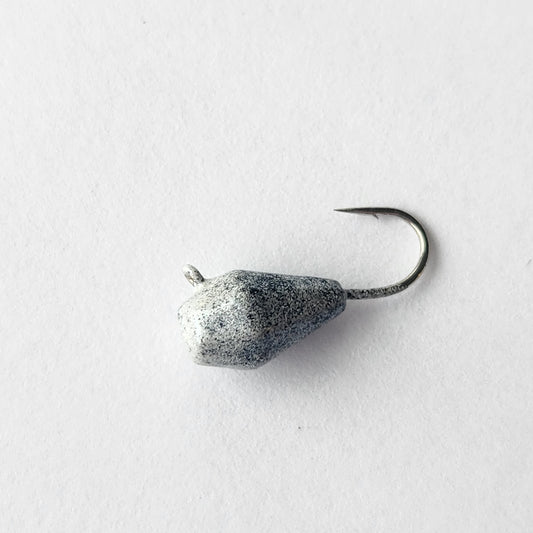 1/14 oz. Tungsten Jig - Silver Metallic and Black Specks