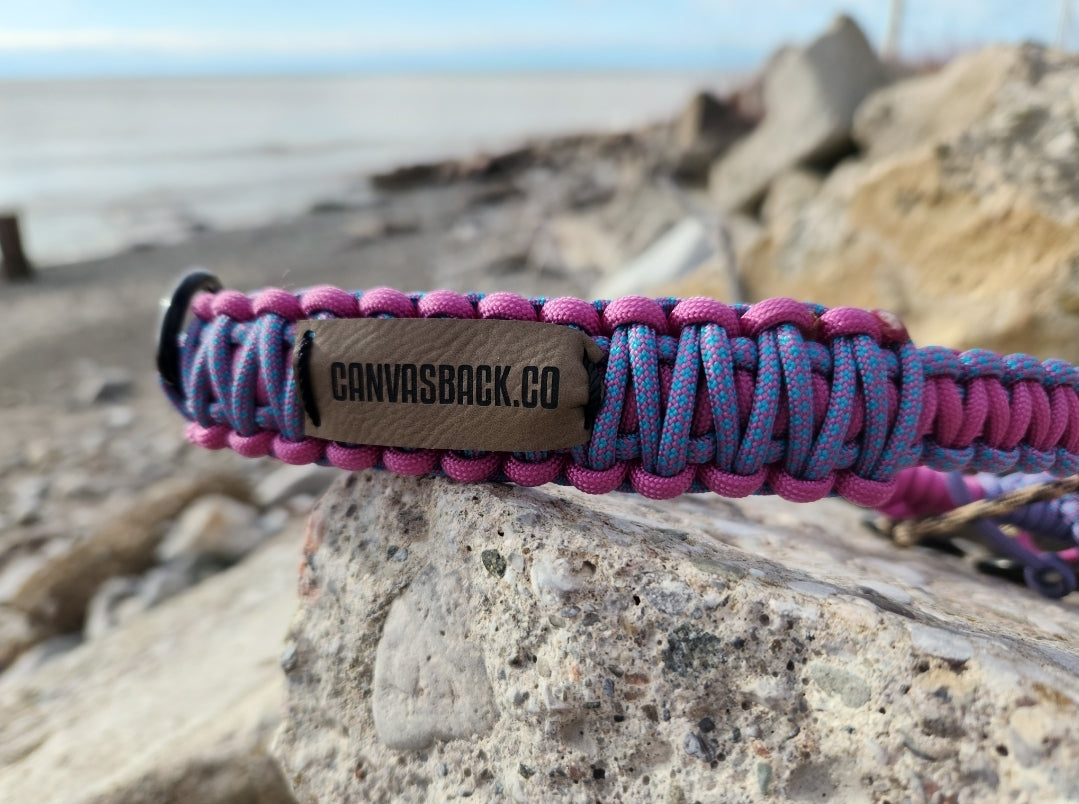 Hunting Game Strap - Tan Camo + Berry Pink + Purple