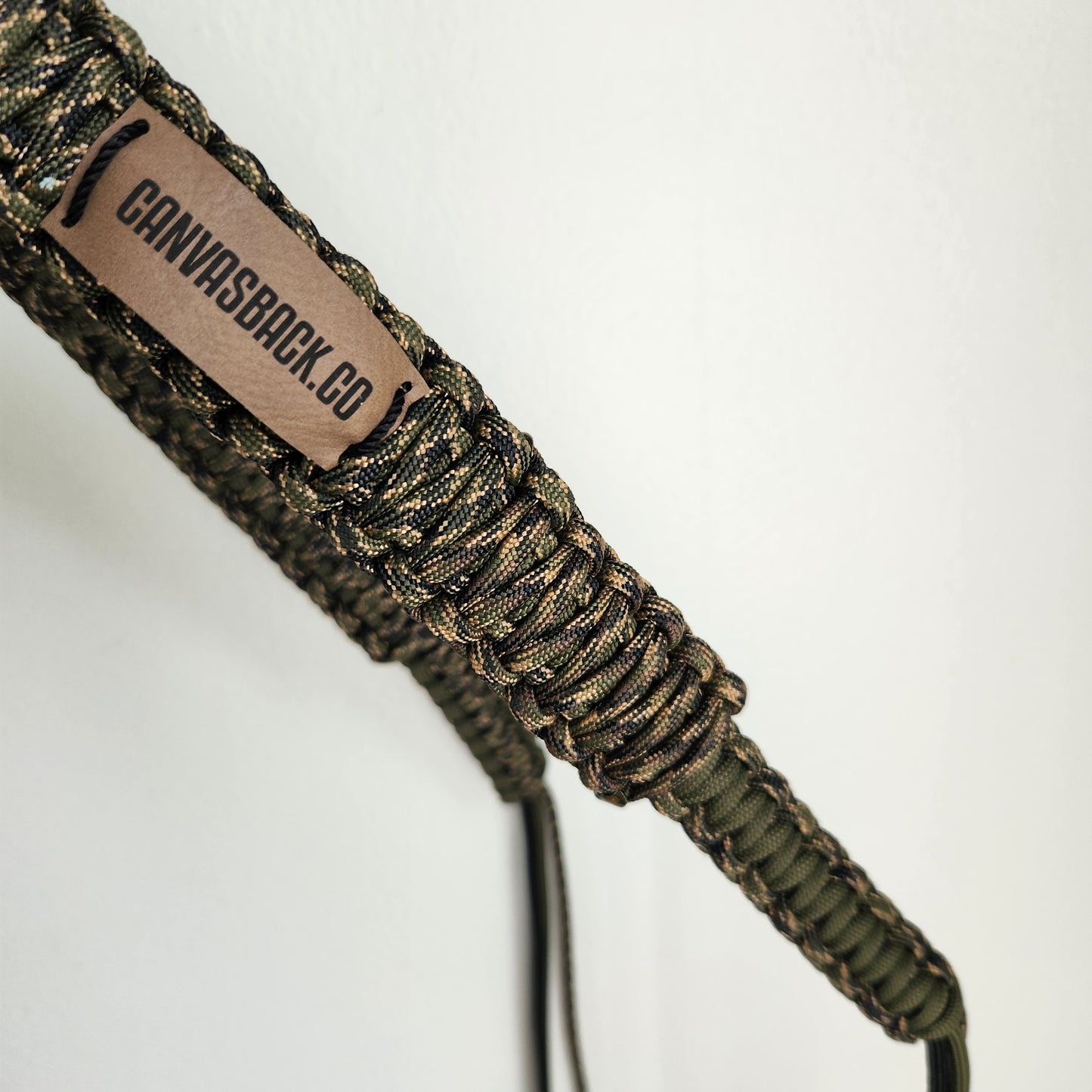 Paracord Game Strap - Hunter Camo + Olive Green