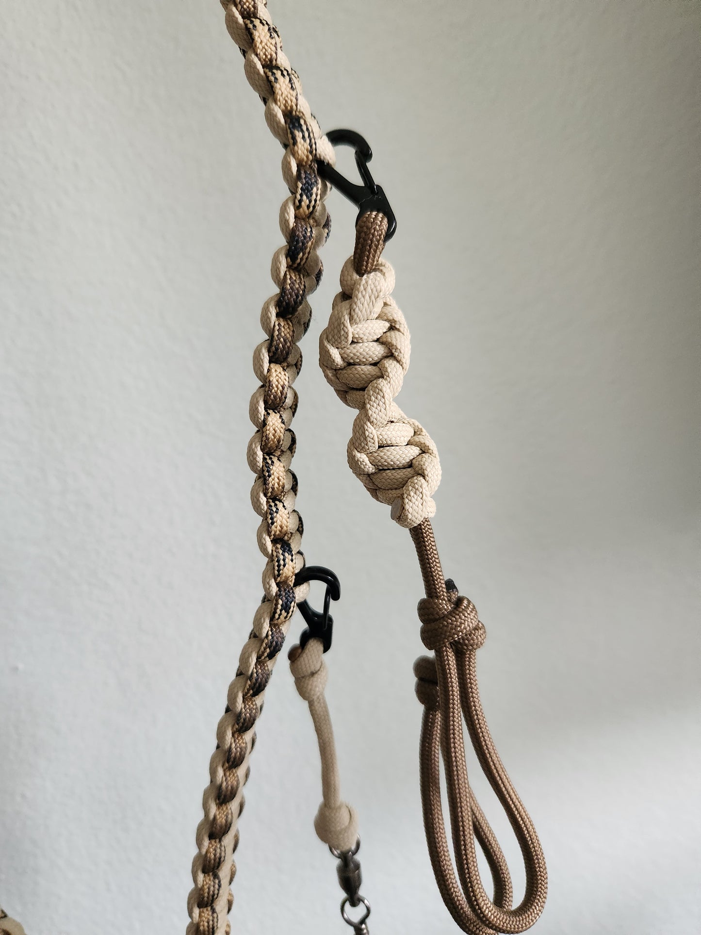 Paracord Call Lanyard - Sand Camo + Tan