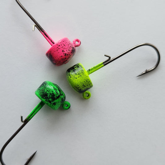 Multi Coloured Ned Heads (1/4oz) - 3 Pack