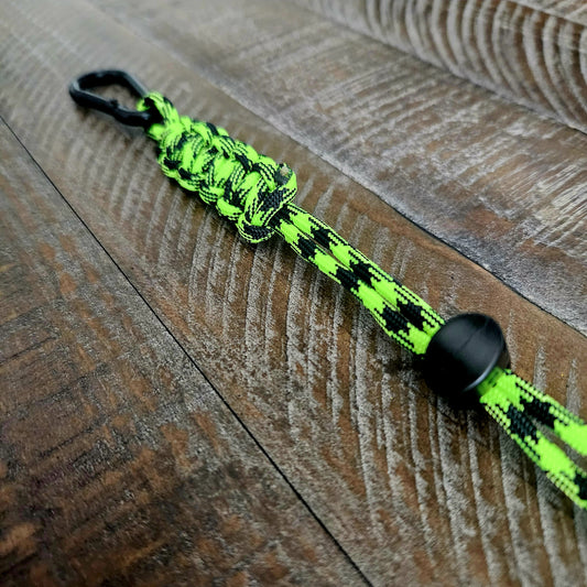 Tippet Line Holder - Lime Green + Black Camo