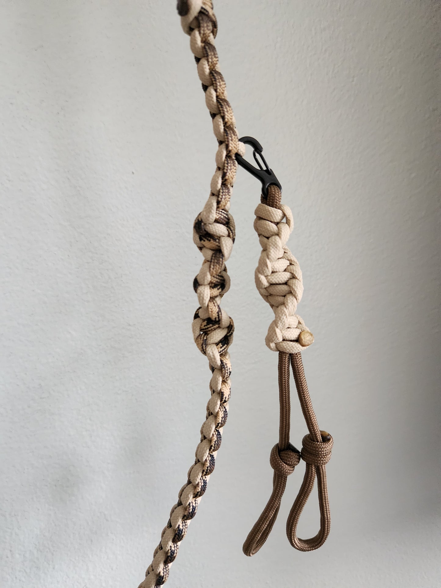 Paracord Call Lanyard - Sand Camo + Tan