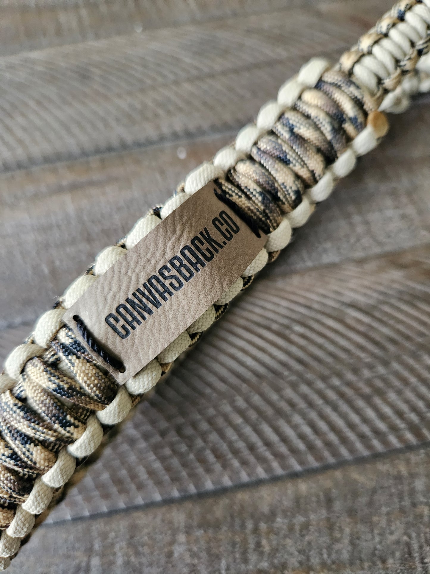 Paracord Call Lanyard - Sand Camo + Tan