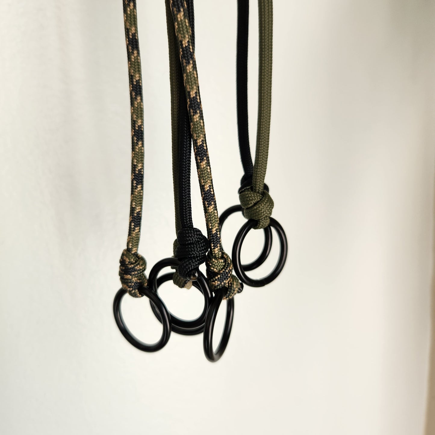 Paracord Game Strap - Hunter Camo + Olive Green