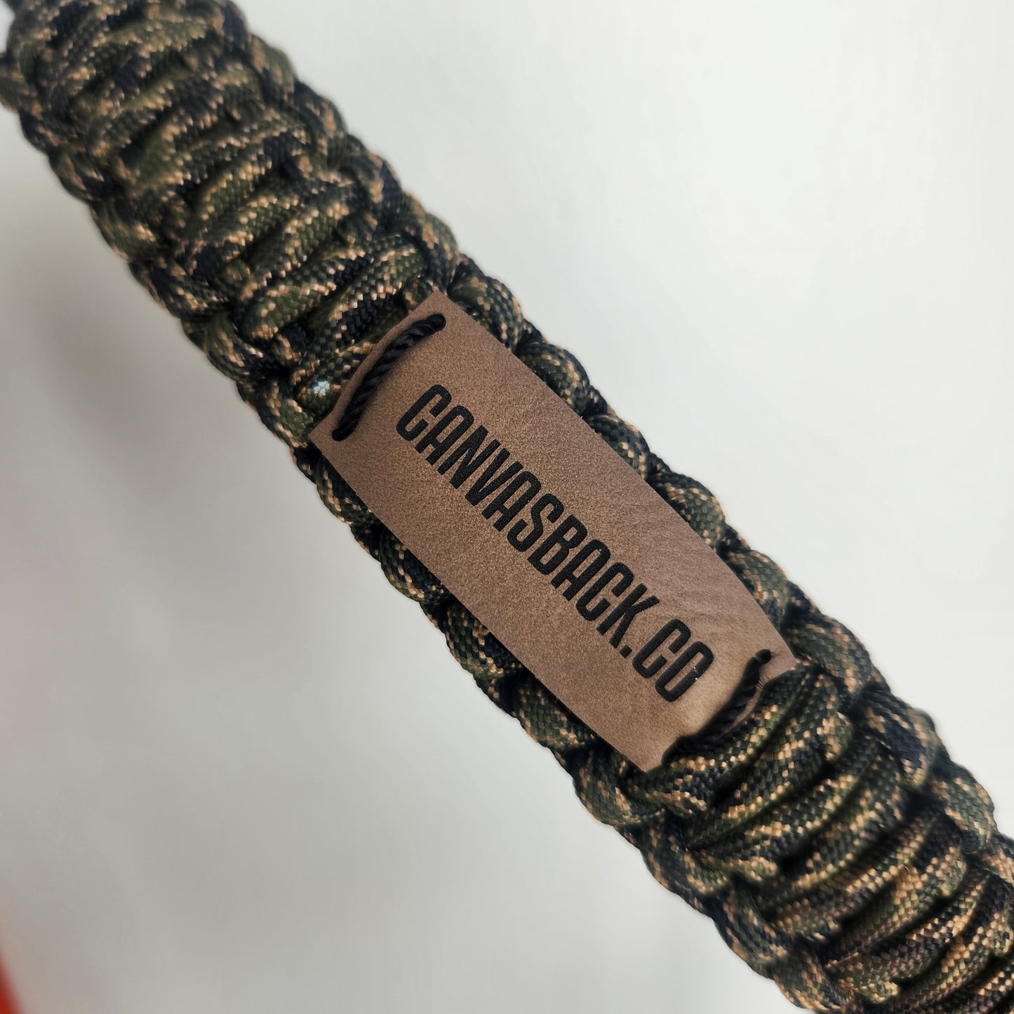 Paracord Game Strap - Hunter Camo + Olive Green