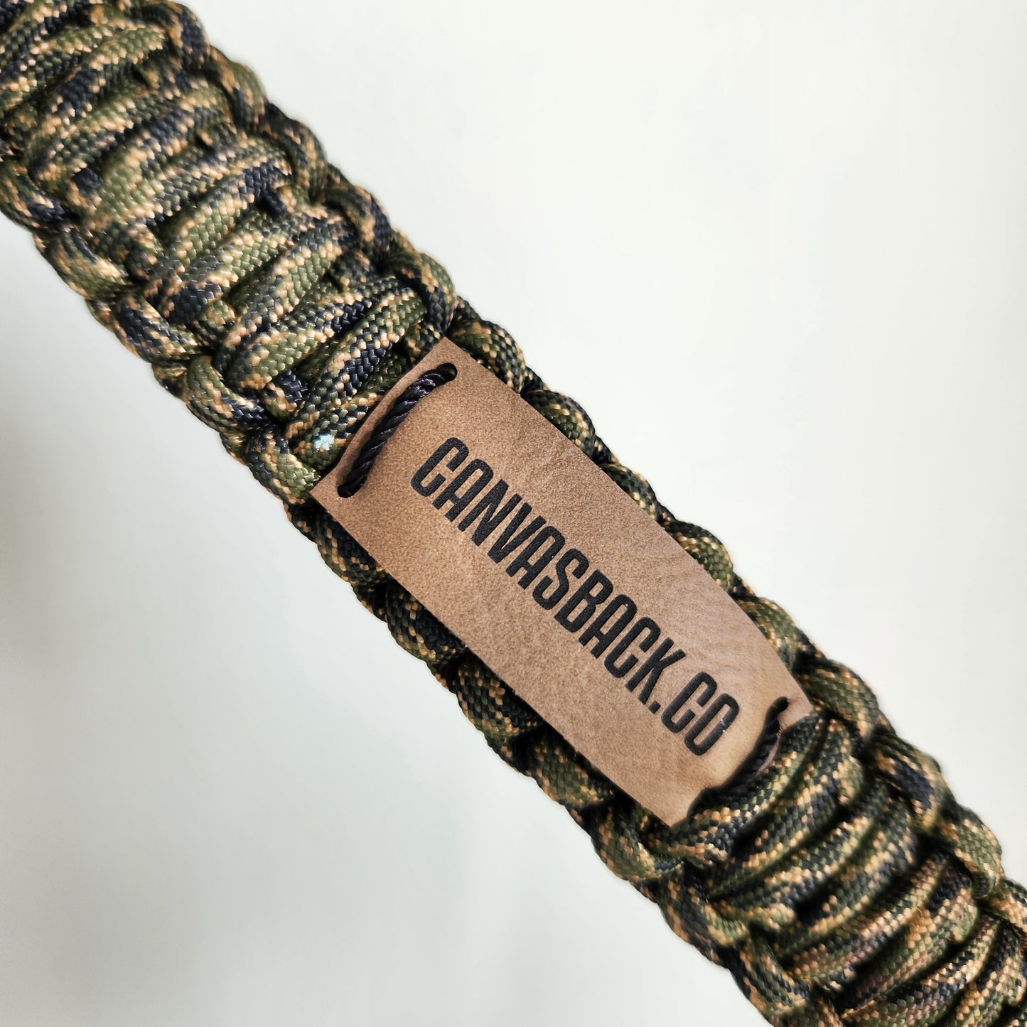 Paracord Game Strap - Hunter Camo + Olive Green