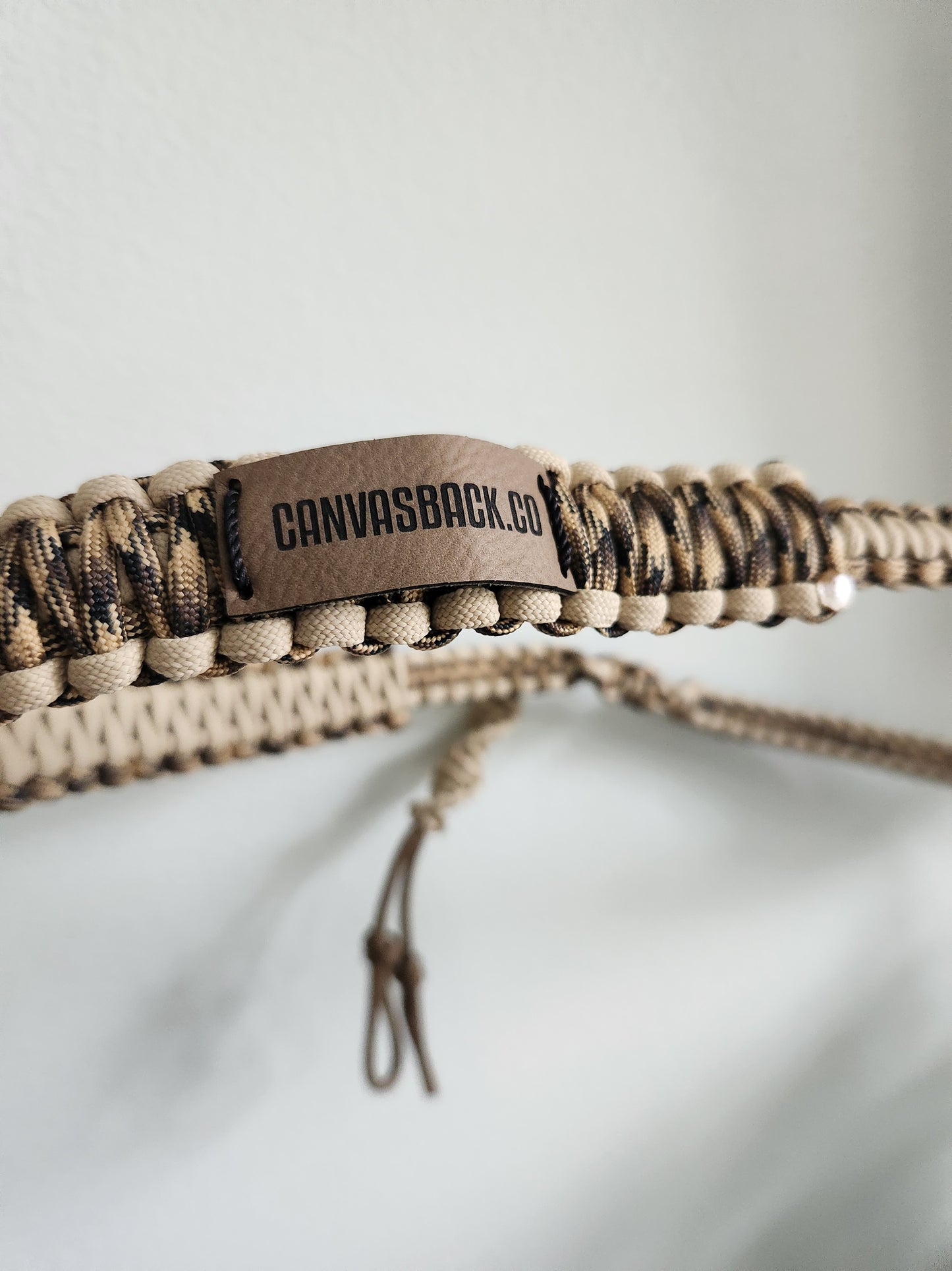 Paracord Call Lanyard - Sand Camo + Tan