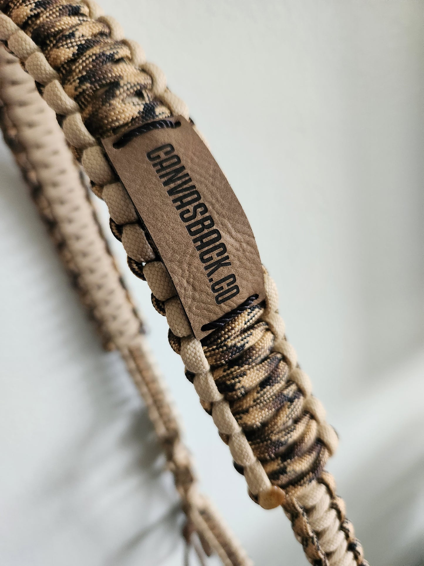 Paracord Call Lanyard - Sand Camo + Tan